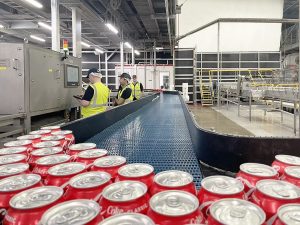 Image of the interior of the CCEP Richlands facility.